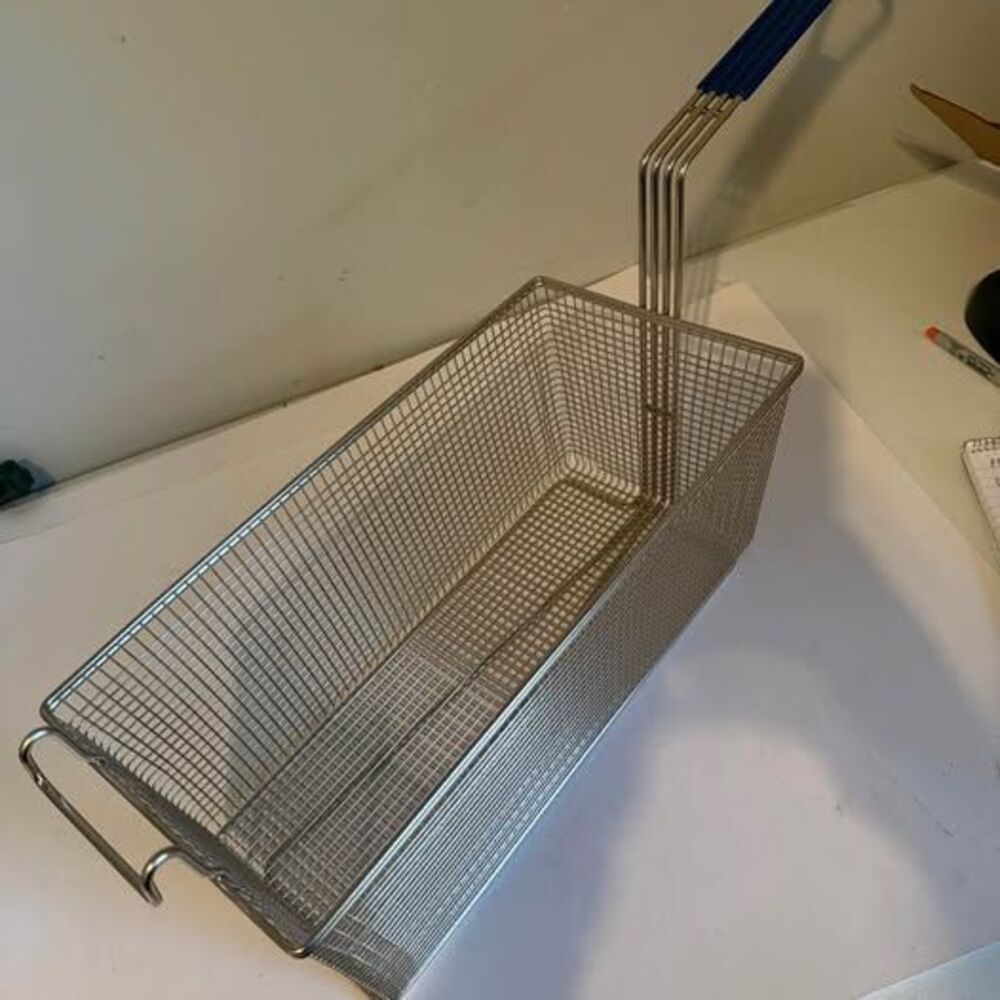 Stainless Steal Fryer Baskets w/coated handles. 8 baskets available NEW $50 each